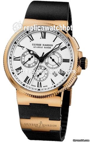 Ulysse Nardin Marine Chronograph Mens watch Unisex Automatic Rose gold 1506-150LE-3