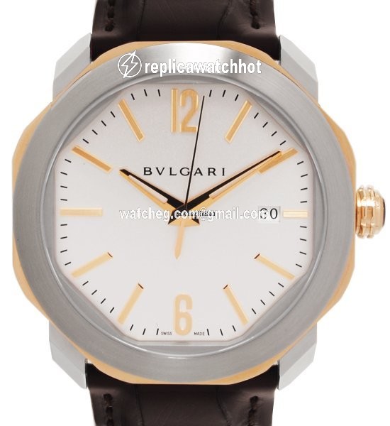 Bulgari Octo Mens watch Unisex Automatic Gold Steel OC41C6SPGLD