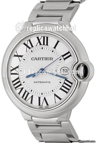 Cartier Ballon Bleu Mens watch Unisex Automatic White gold W69013Z2