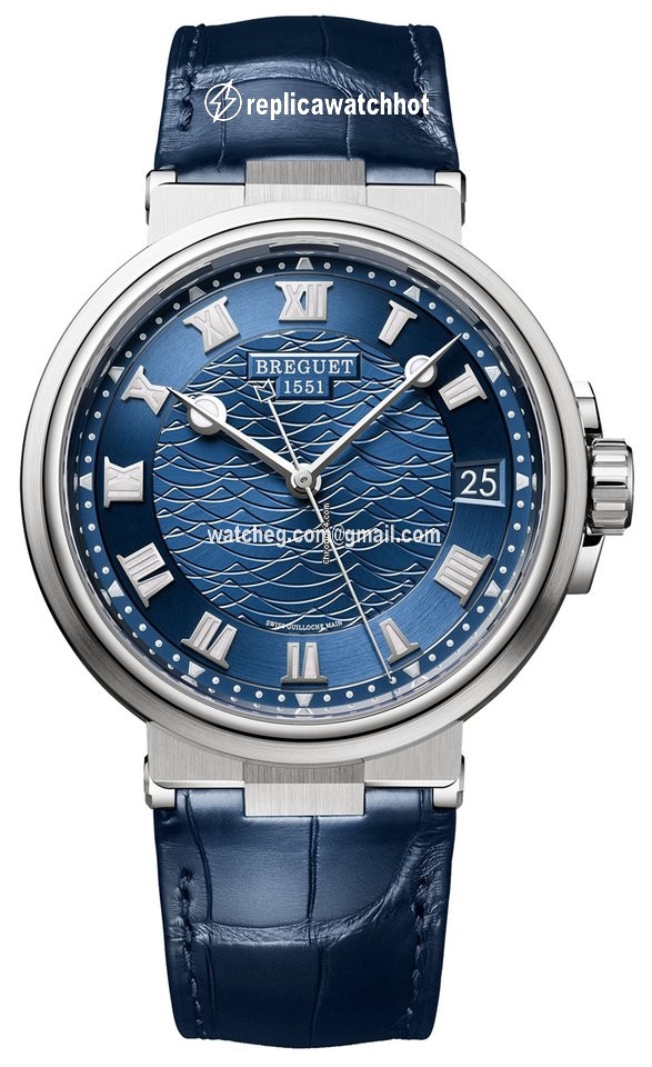 Breguet Marine Mens watch Unisex Automatic White gold 5517bb y2 9zu