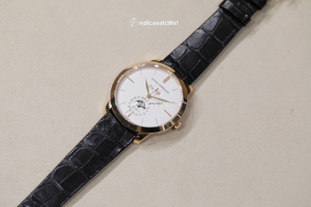 Girard Perregaux 1966 Mens watch Unisex Automatic Rose gold 49535-52-151-bk6a
