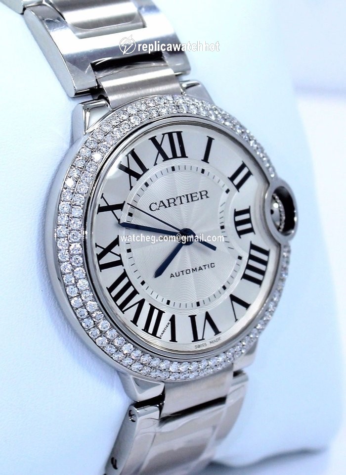 Cartier Ballon Bleu 36mm Mens watch Unisex Automatic Steel W690046