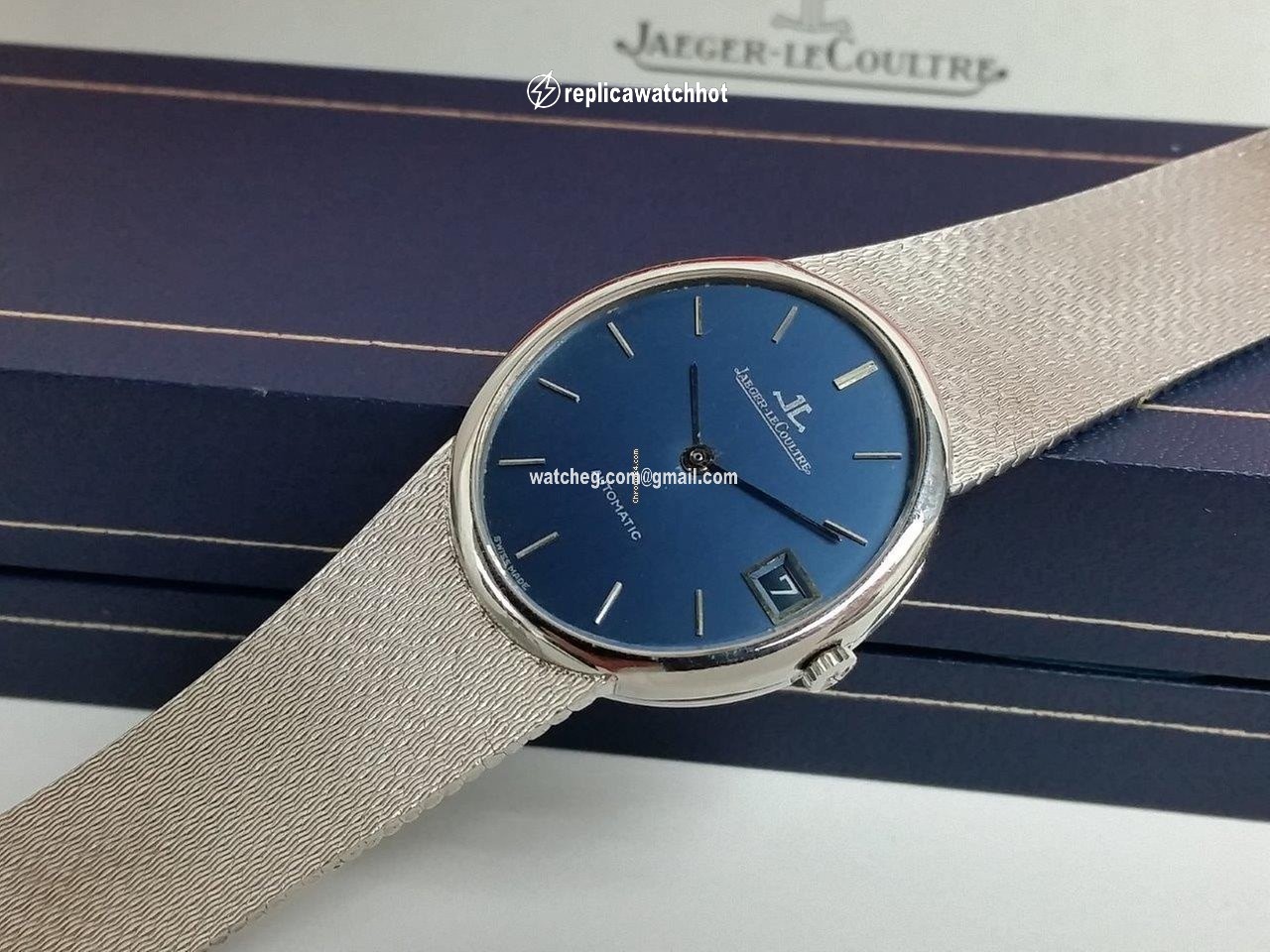 Jaeger-LeCoultre Mens watch Unisex Automatic White gold jaeger 5002-42