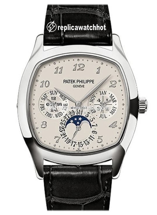 Patek Philippe Perpetual Calendar Mens watch Unisex Automatic White gold 5940G-001