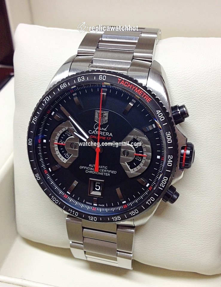 TAG Heuer Grand Carrera Mens watch Unisex Automatic Steel CAV511C