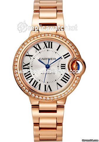 Cartier Ballon Bleu Automatic Rose gold WJBB0036