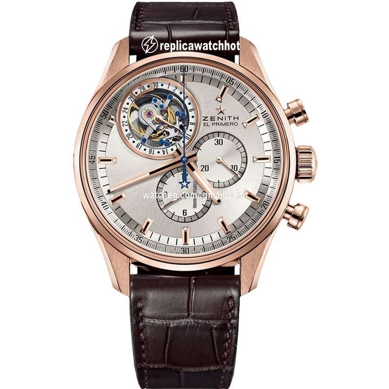 Zenith El Primero Tourbillon Mens watch Unisex Manual winding Rose gold 18.2050.4035-01.C713