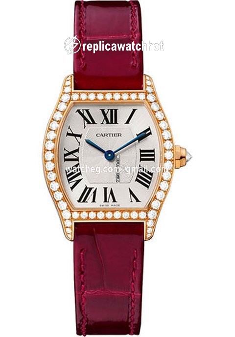 Cartier Tortue Womens watch Manual winding Rose gold WA501006