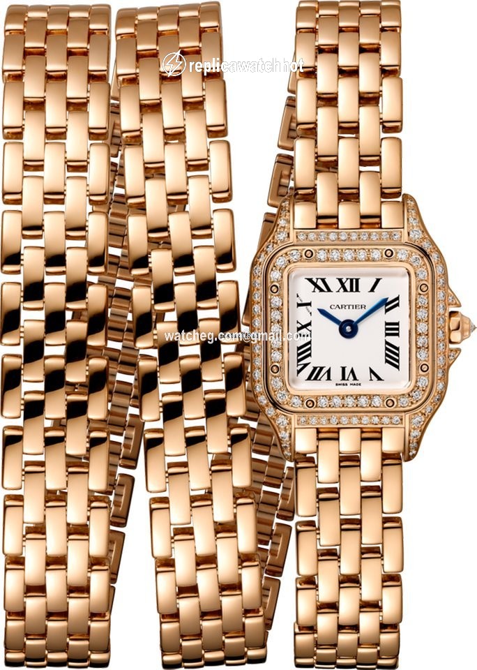 Cartier Panthere Womens watch Quartz Rose gold WJPN0013