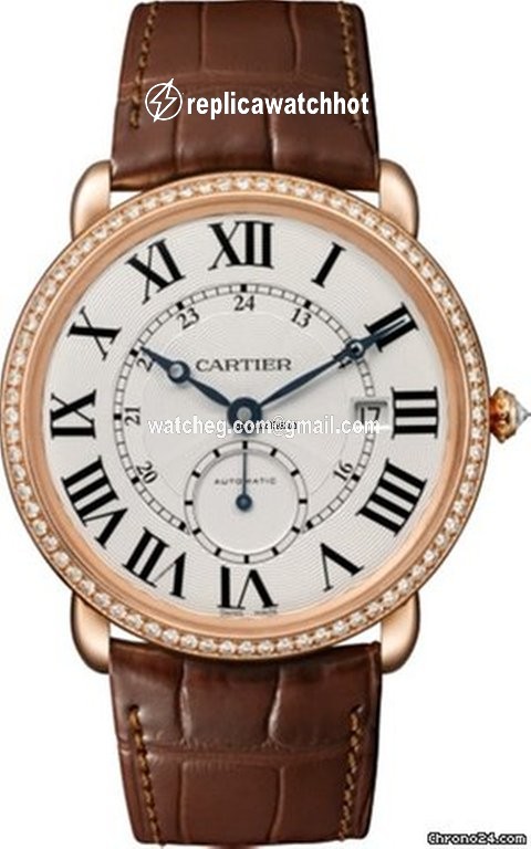 Cartier Ronde Louis Cartier Mens watch Unisex Automatic Rose gold WR007017