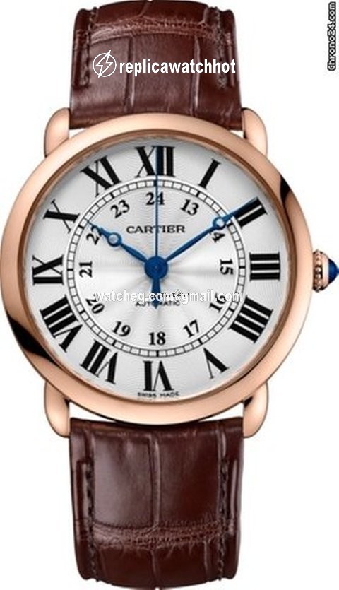 Cartier Ronde Louis Cartier Mens watch Unisex Automatic Rose gold WGRN0006