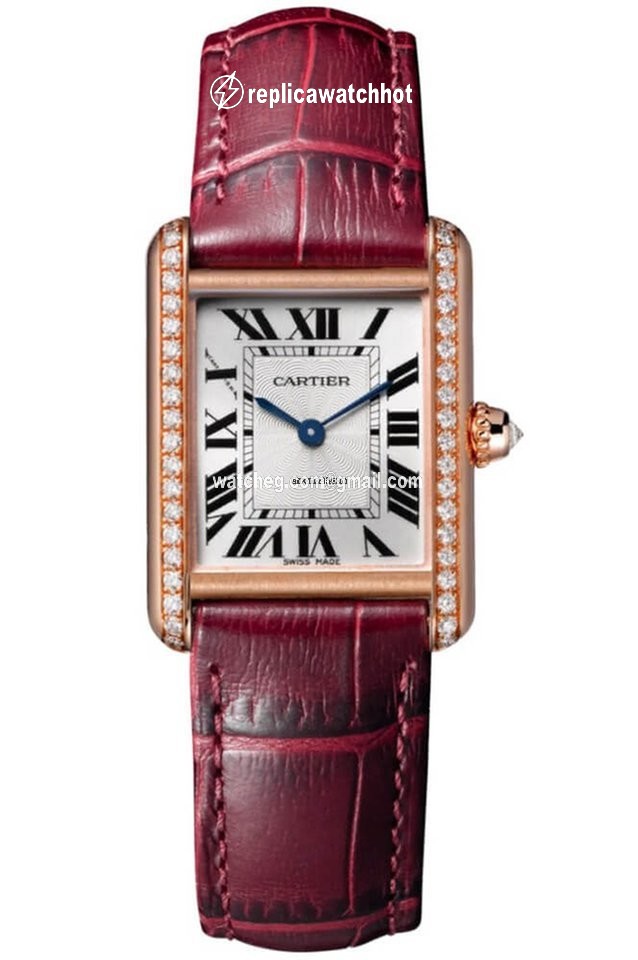 Cartier Tank Louis Cartier Womens watch Manual winding Rose gold WJTA0010