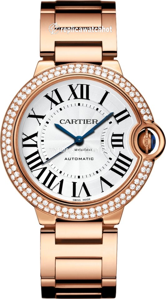 Cartier Ballon Bleu Womens watch Automatic Rose gold WJBB0005