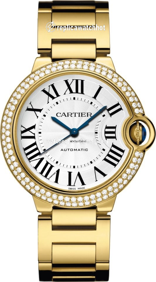 Cartier Ballon Bleu 36mm Womens watch Automatic Yellow gold WJBB0007
