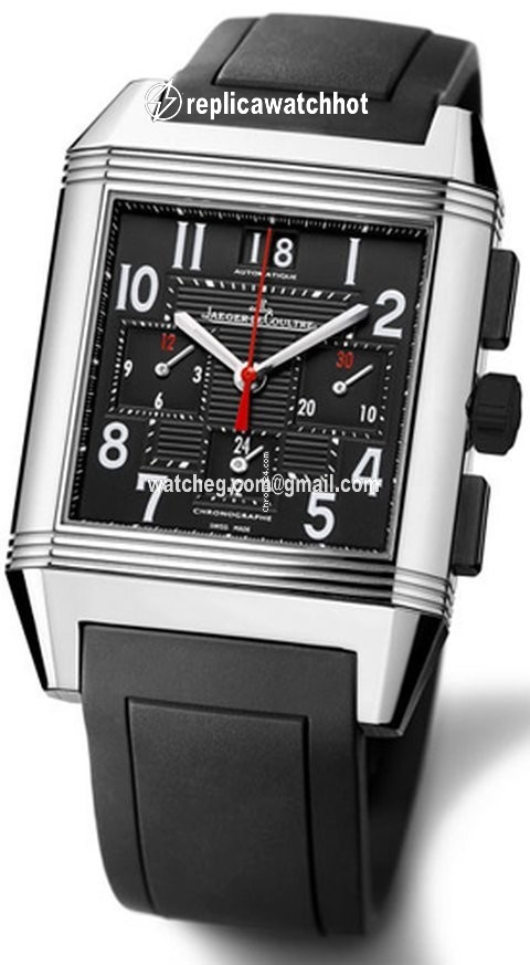Jaeger-LeCoultre Reverso Squadra Chronograph GMT Mens watch Unisex Automatic Steel 230.8.45