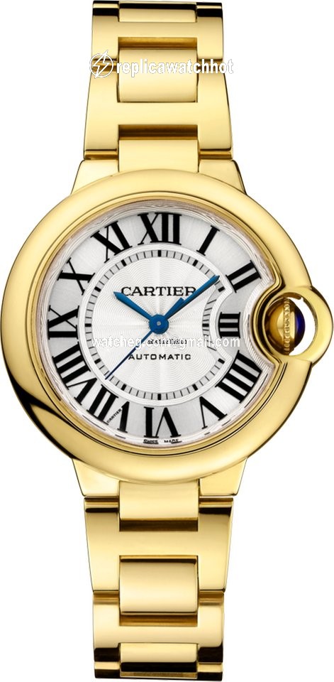 Cartier Ballon Bleu 33mm Womens watch Automatic Yellow gold WGBB0005