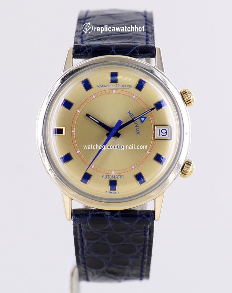 Jaeger-LeCoultre Mens watch Unisex Automatic Gold Steel 874 Memovox Vintage