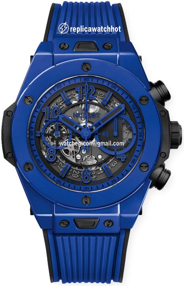 Hublot Big Bang Unico Mens watch Unisex Automatic Ceramic 411.ES.5119.RX Blue Magic