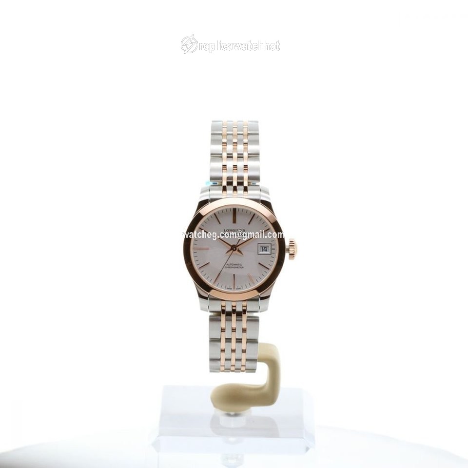 Longines Record Womens watch Automatic Gold Steel L2.320.5.72.7