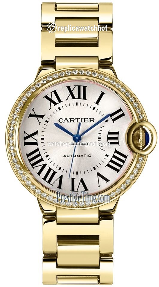Cartier Ballon Bleu 36mm Womens watch Automatic Yellow gold wjbb0043