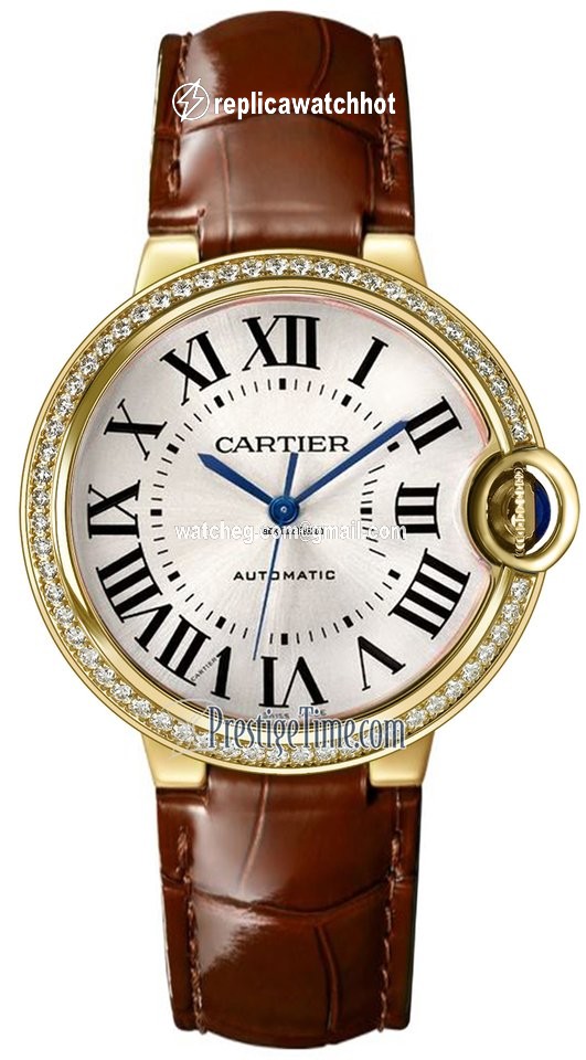 Cartier Ballon Bleu 36mm Womens watch Automatic Yellow gold wjbb0041