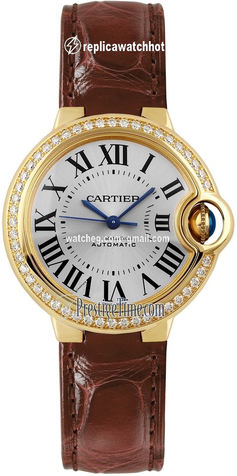 Cartier Ballon Bleu 33mm Womens watch Automatic Yellow gold wjbb0040