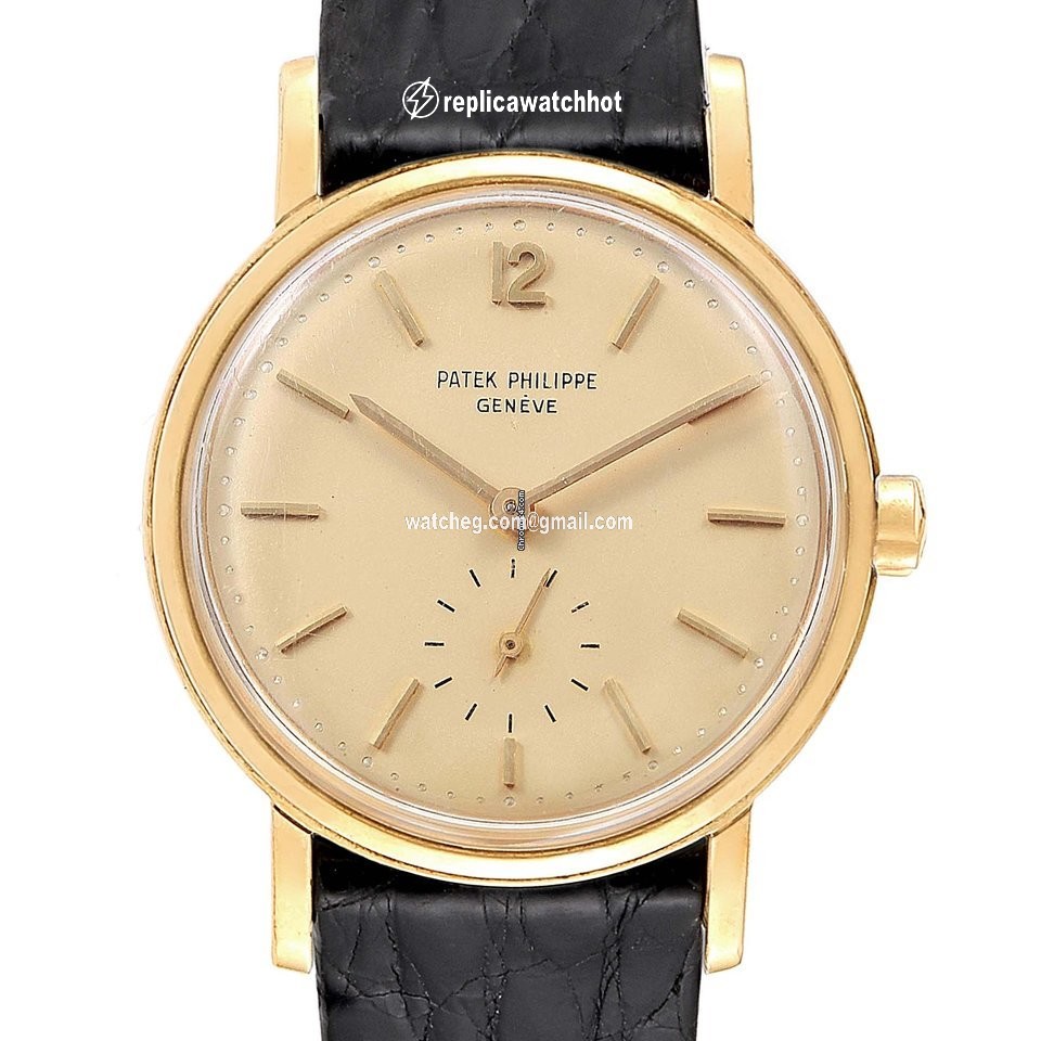 Patek Philippe Calatrava Mens watch Unisex Automatic Yellow gold 3435