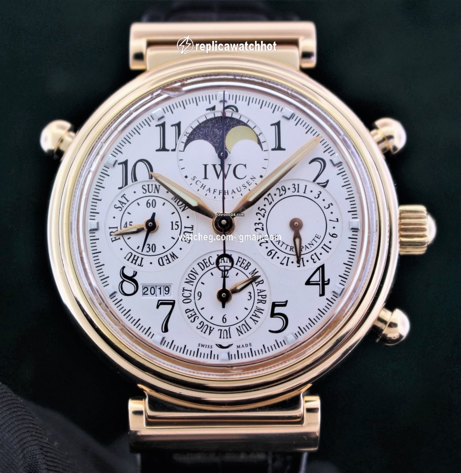 IWC Da Vinci Perpetual Calendar Mens watch Unisex Automatic Yellow gold IW3754