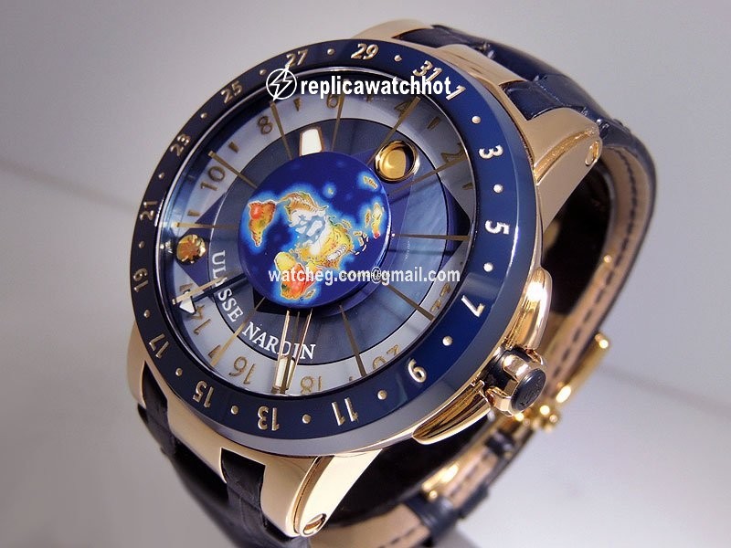 Ulysse Nardin Moonstruck Mens watch Unisex Automatic Rose gold 1062-113