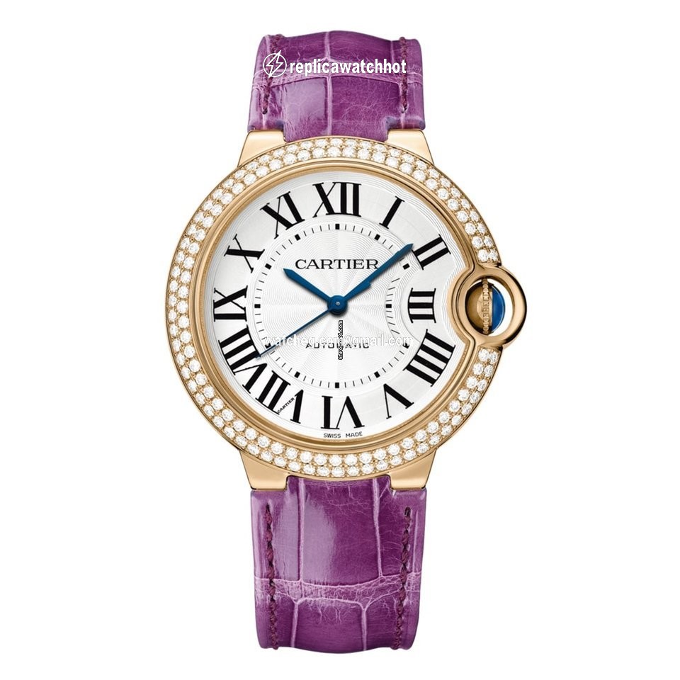 Cartier Ballon Bleu 36mm Womens watch Automatic Rose gold WJBB0009