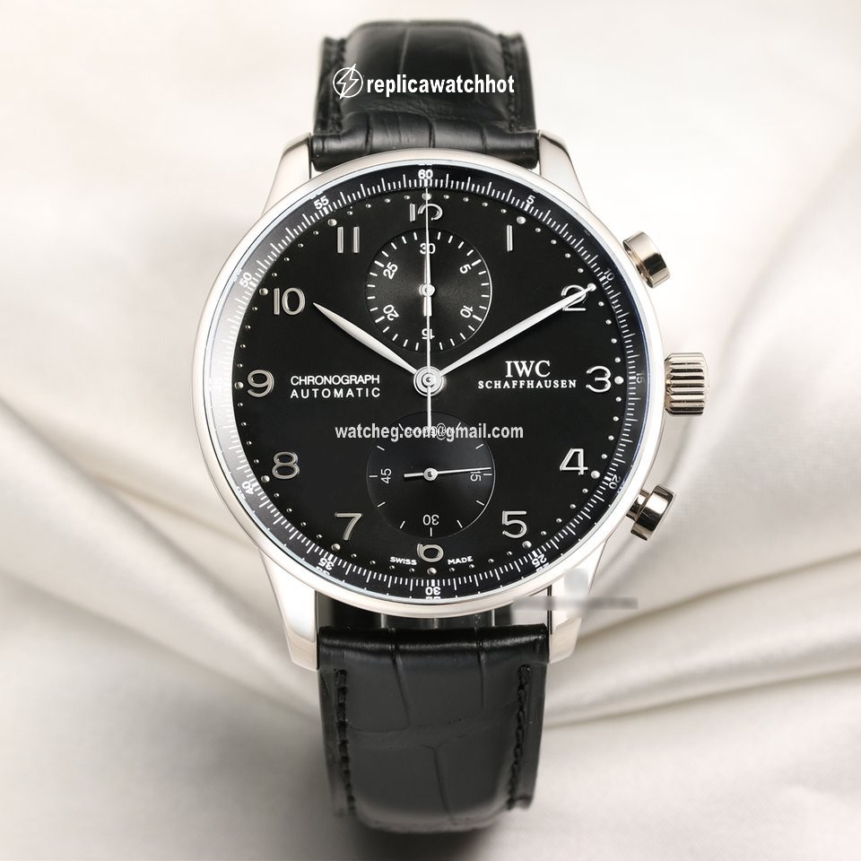 IWC Portuguese Chronograph Mens watch Unisex Automatic White gold IW371413