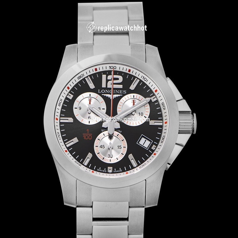 Longines Conquest Mens watch Unisex Quartz Steel L37004796