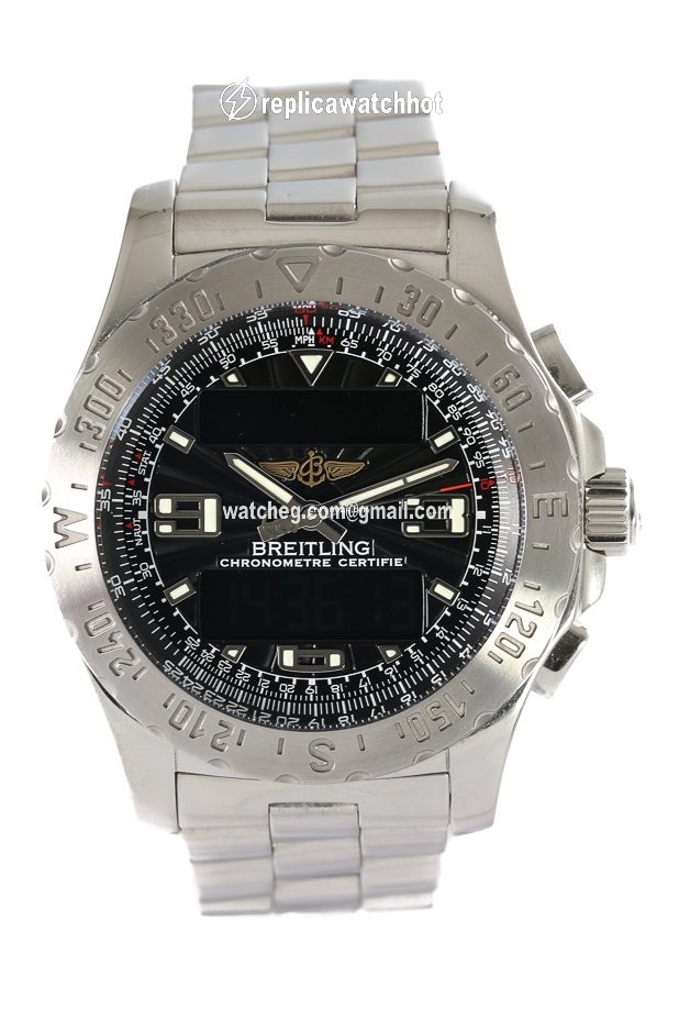 Breitling Airwolf Mens watch Unisex Quartz Steel A78363