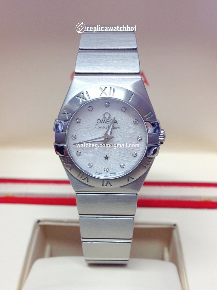 Omega Constellation Quartz Womens watch Quartz Steel 123.10.24.60.55.004