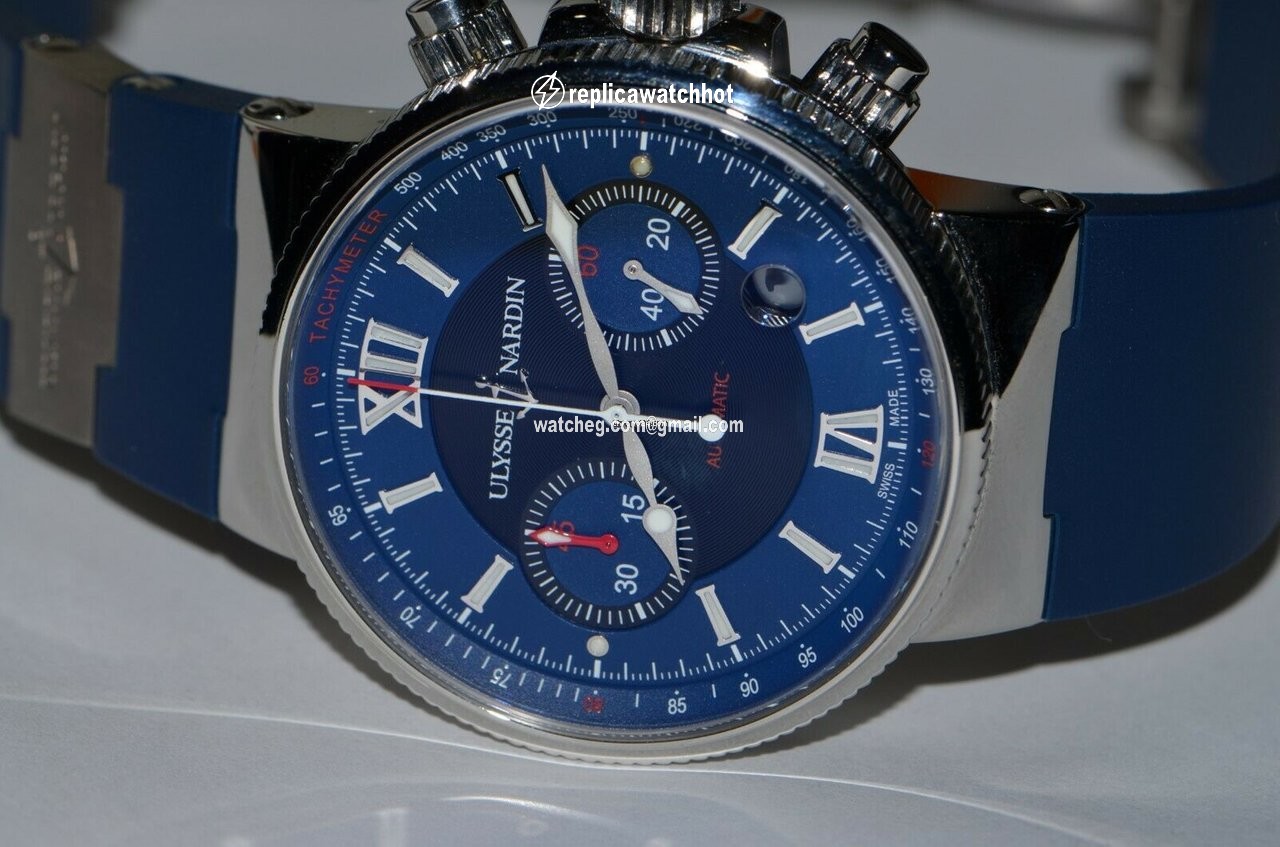 Ulysse Nardin Marine Chronograph Mens watch Unisex Automatic Steel 353-66 323
