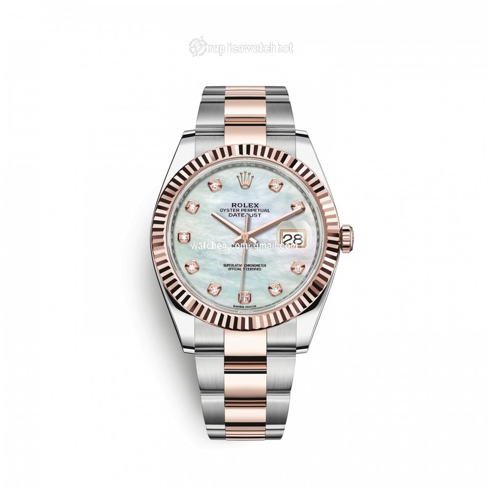 Rolex Datejust 41 Mens watch Unisex Gold Steel Automatic 1263310013