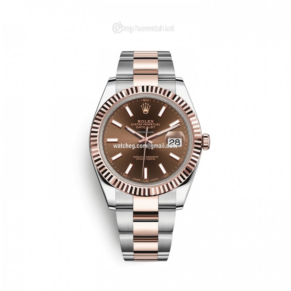 Rolex Datejust 41 Mens watch Unisex Gold Steel Automatic 1263310001