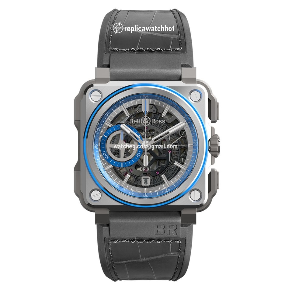 Bell & Ross BR-X1 Mens watch Unisex Automatic Titanium BRX1ALTIBLU