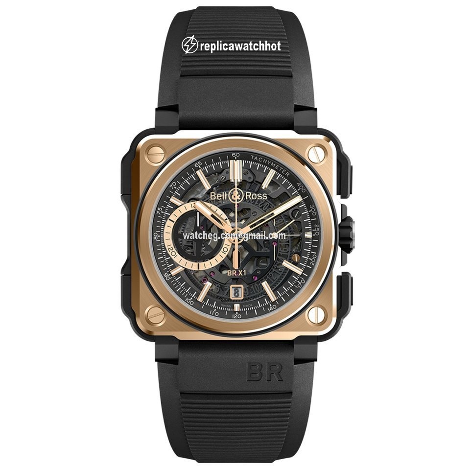 Bell & Ross BR-X1 Mens watch Unisex Automatic Rose gold BRX1CEPG