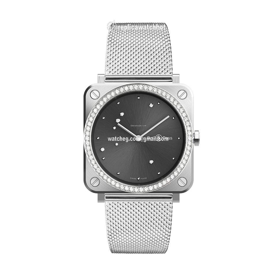 Bell & Ross BR S Womens watch Quartz Steel BRSERUSTLGD SST