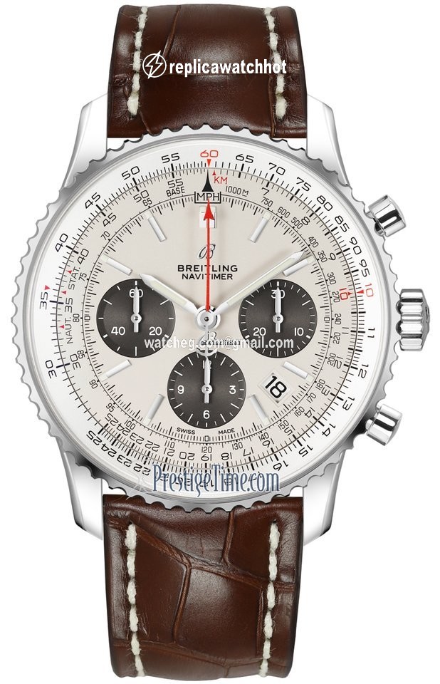 Breitling Navitimer 1 B01 Chronograph 43 Mens watch Unisex Automatic Steel ab0121211g1p2