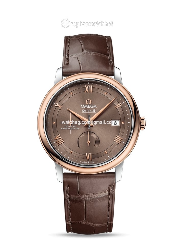Omega De Ville Prestige Mens watch Unisex Automatic Gold Steel 424.23.40.21.13.001