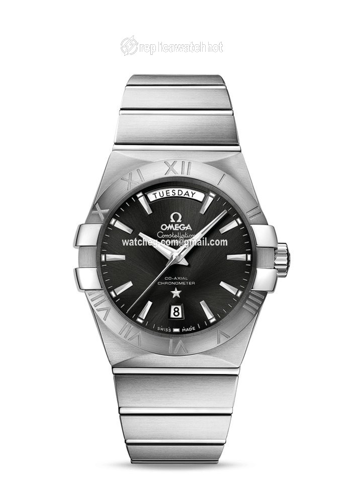 Omega Constellation Day-Date Mens watch Unisex Automatic Steel 123.10.38.22.01.001