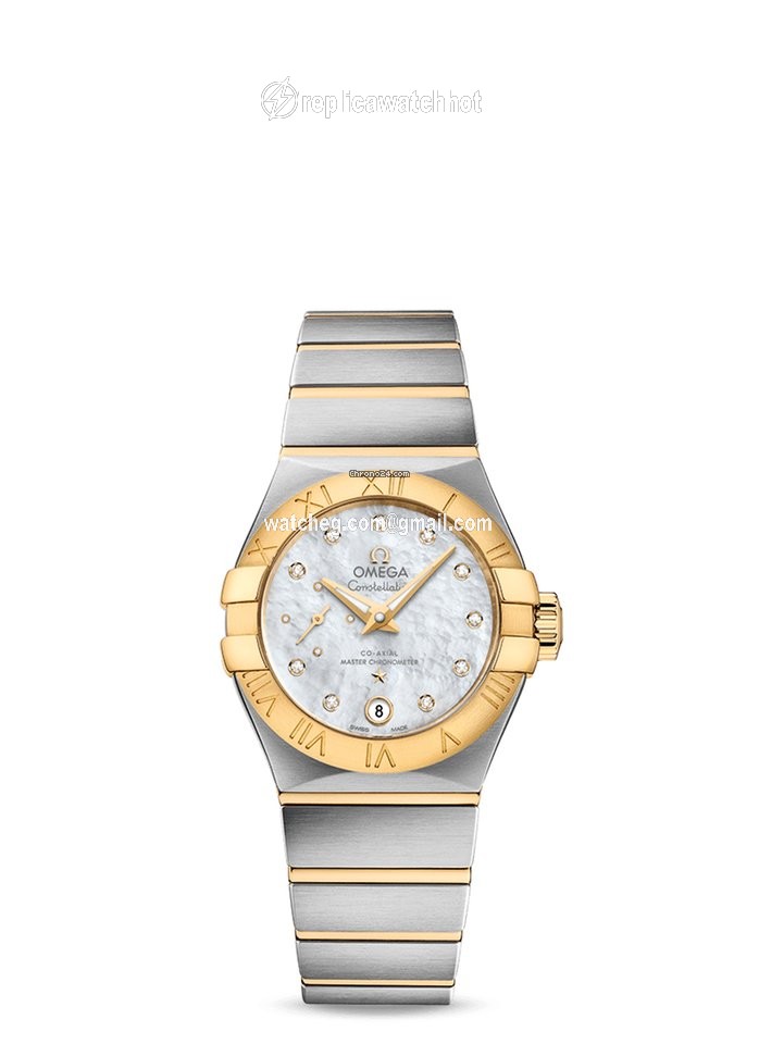 Omega Constellation Petite Seconde Womens watch Automatic Gold Steel 127.20.27.20.55.002