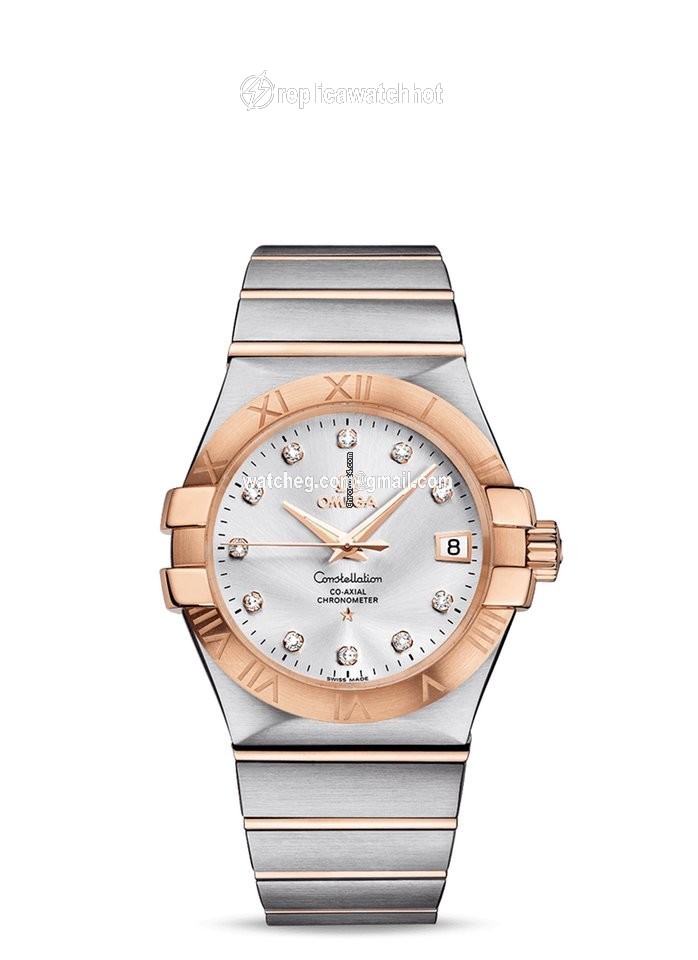 Omega Constellation Ladies Mens watch Unisex Automatic Gold Steel 123.20.35.20.52.001