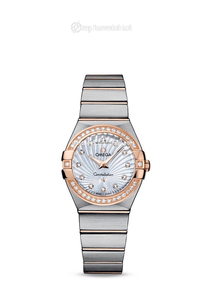 Omega Constellation Quartz Womens watch Quartz Gold Steel 123.25.27.60.55.002