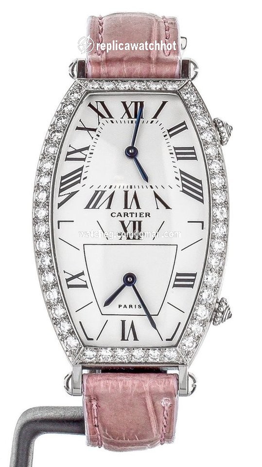 Cartier Tonneau Womens watch Quartz White gold 2459