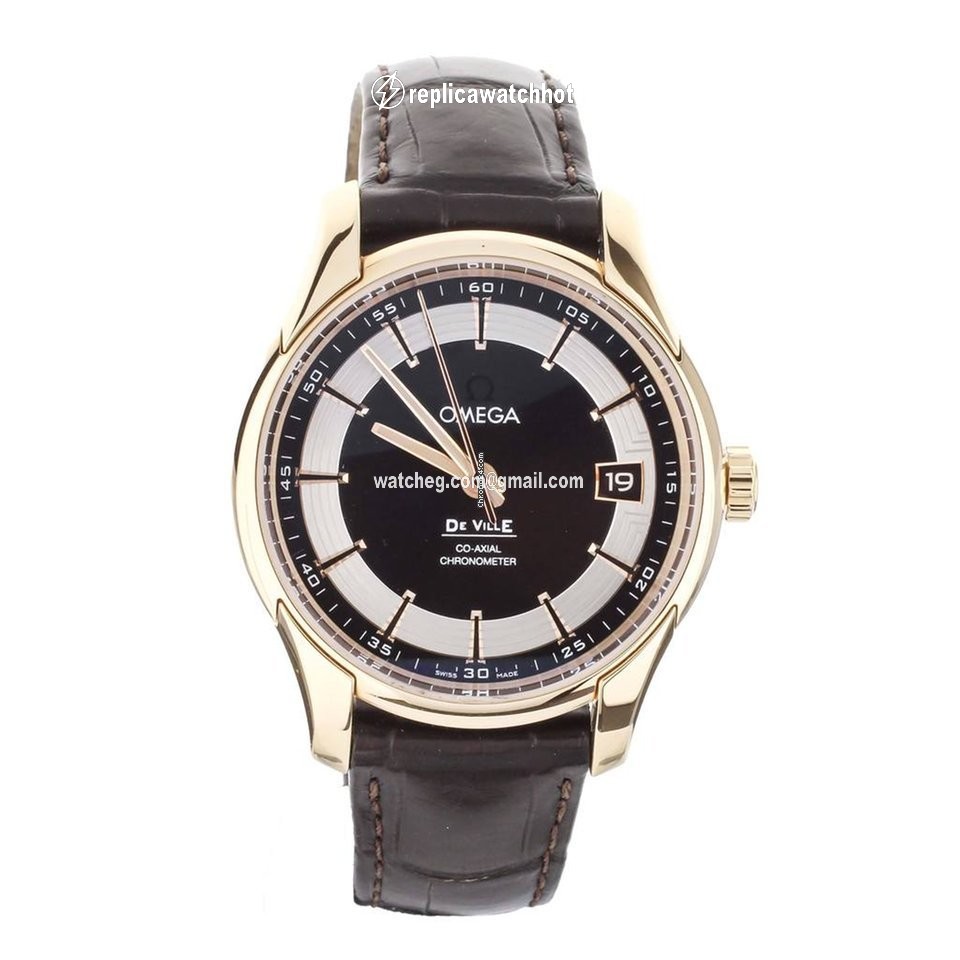 Omega De Ville Hour Vision Mens watch Unisex Automatic Rose gold O43163412113001