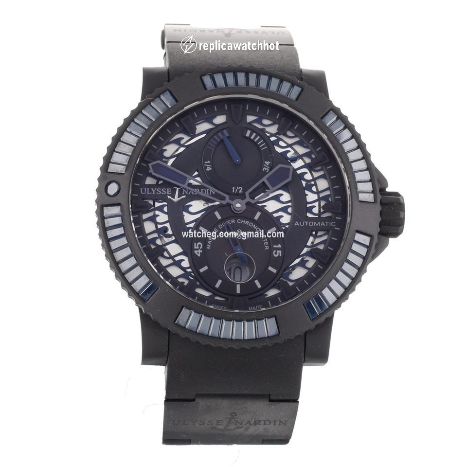 Ulysse Nardin Diver Black Sea Mens watch Unisex Automatic Steel 263-92B3-3C 923