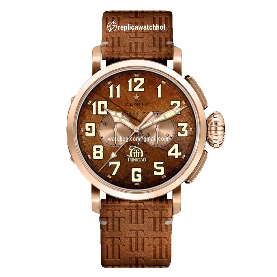 Zenith Pilot Mens watch Unisex Automatic Rose gold 18.2430.4069 77.C811